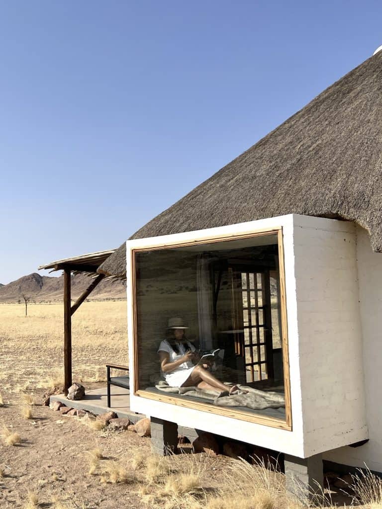 Self-drive Namibia, Desert Homestead Luxury Lodge Window