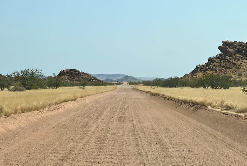 Sand Tracks in Namibia