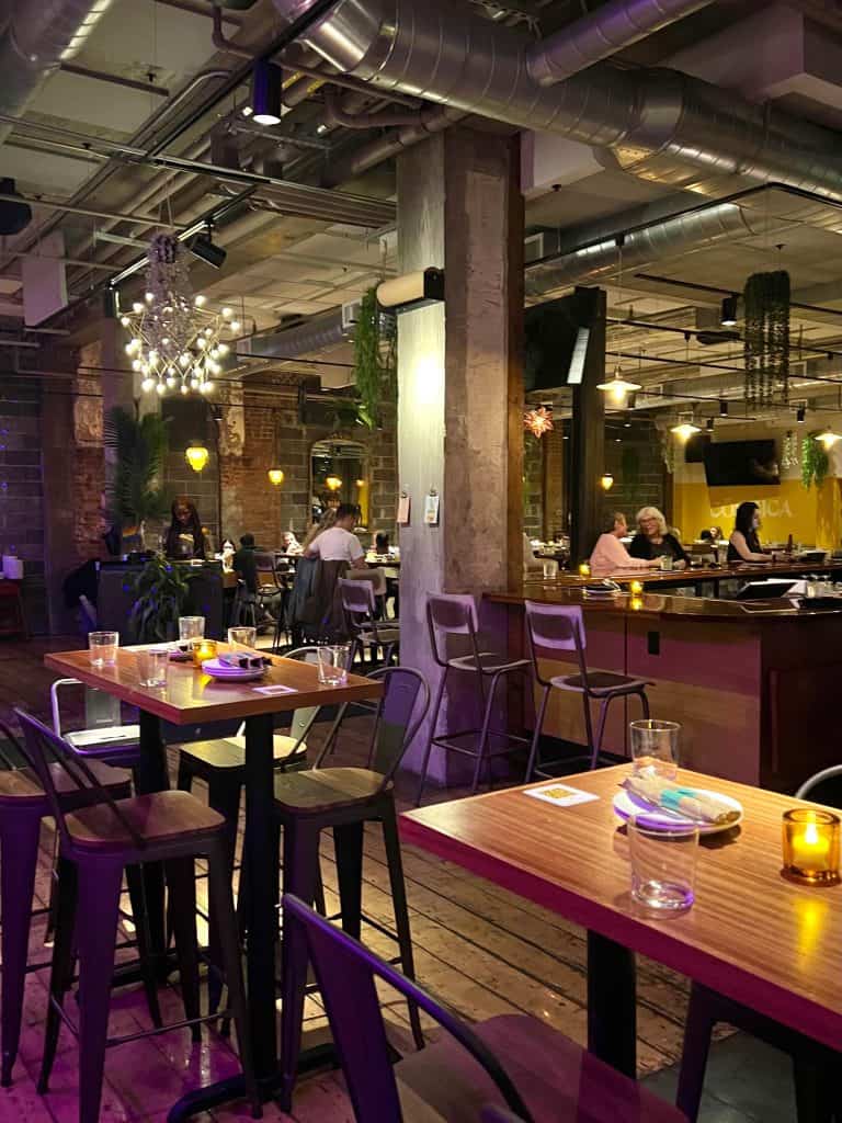 Interiors of Cosmica Restaurant, Boston