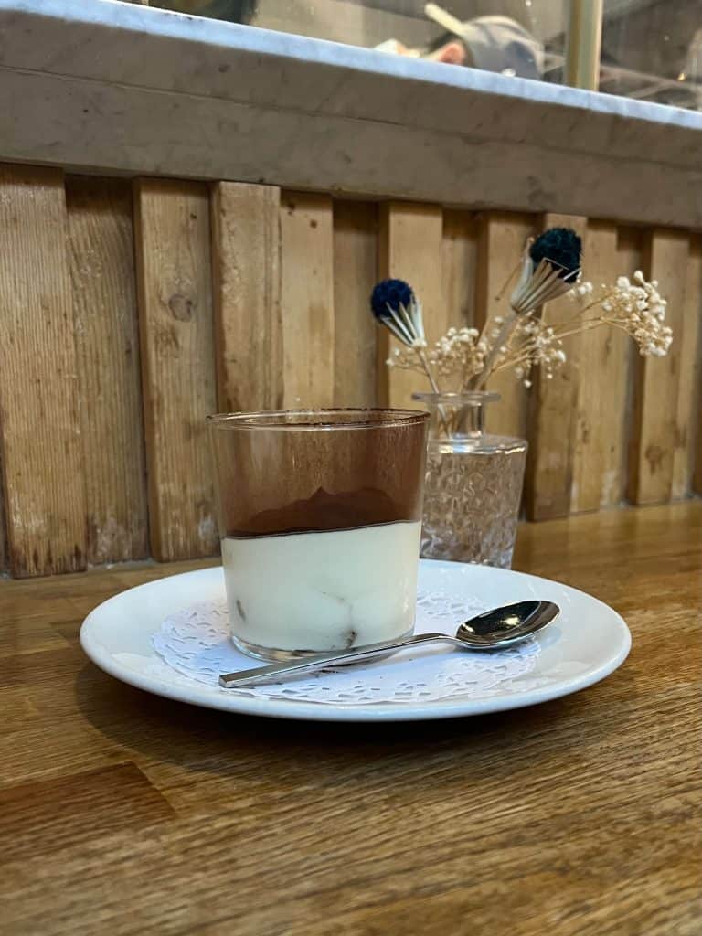 Tiramisu at La Piazza in Eataly Boston