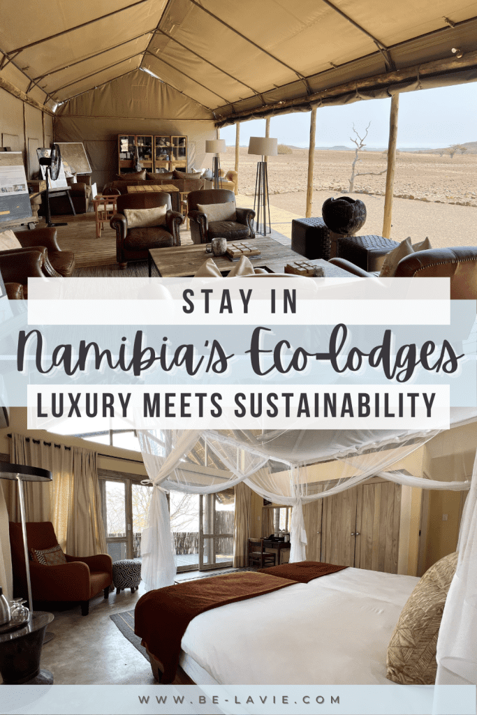 Eco-friendly Lodges in Namibia Pinterest Pin