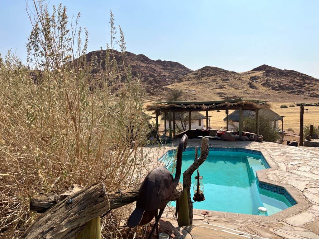 Eco-friendly Lodges in Namibia: Desert Homestead Lodge pool