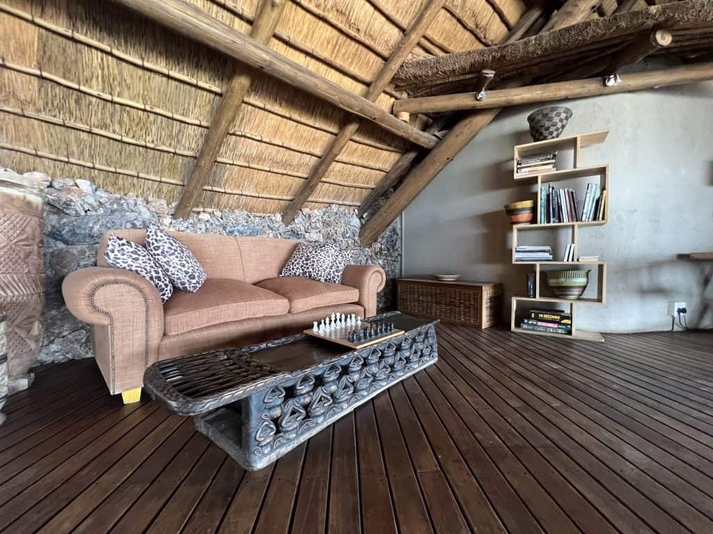 Ongava Lodge reading area