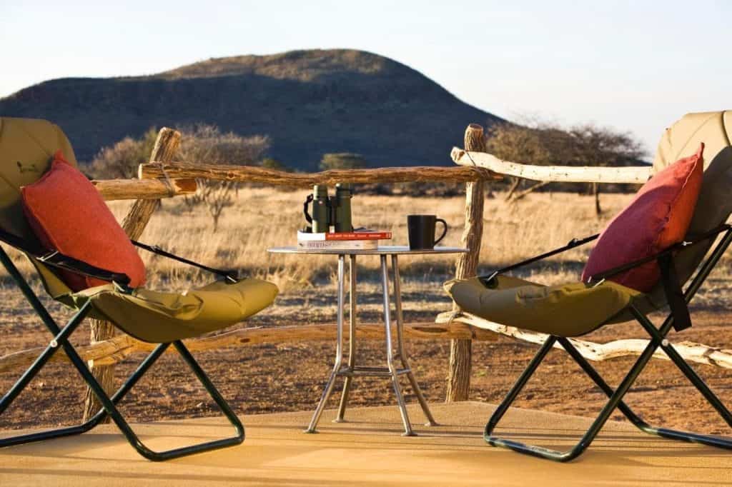 Okonjima Plains Camp veranda