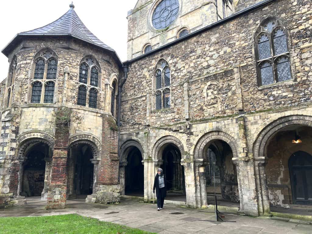 Best of Canterbury, Bejal walking through the grounds of Canterbury cathedral