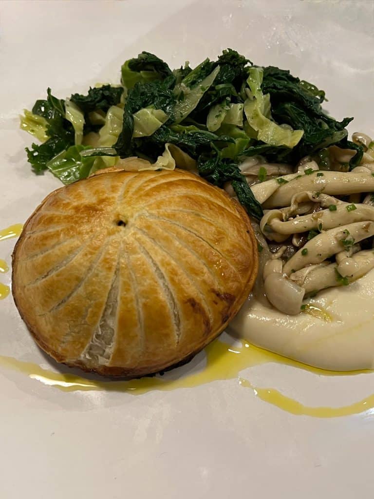 Samphire restaurant butternut squash and spinach pithivir. Samphire is located in Whitstable