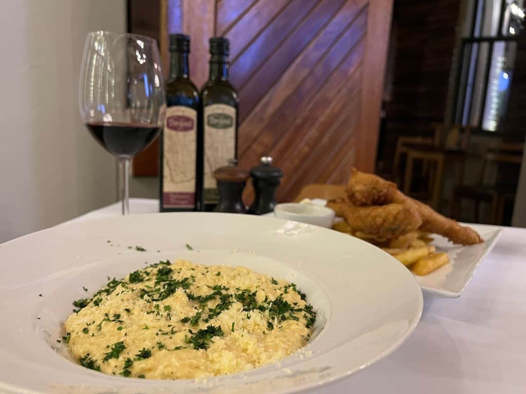 Stellenbosch wine bar butternut squash risotto