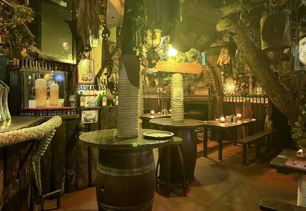 Joe's Beerhouse seating areas