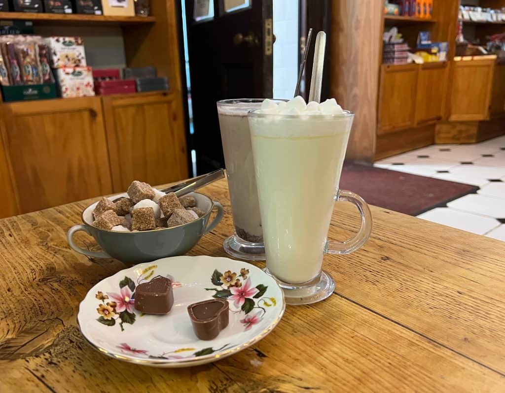 Weekend in Buxton: Charlottes chocolatiers and cafe hot chocolate