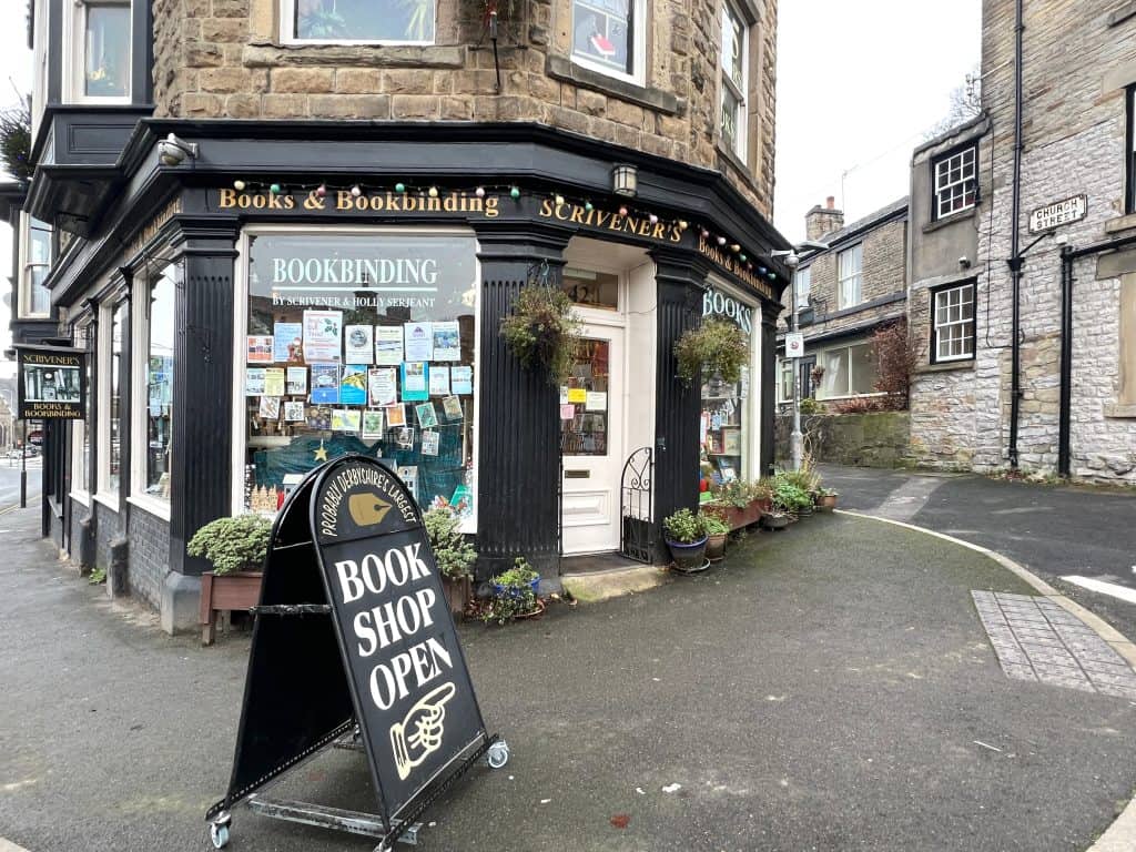 Weekend in Buxton: Scrivener's Bookstore exterior