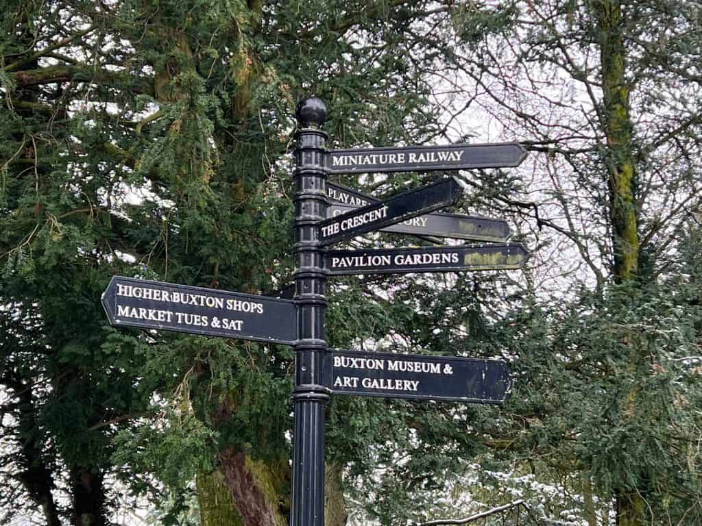 Weekend in Buxton: Buxton town signs