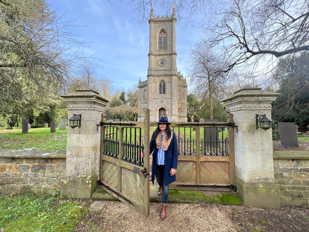 Bejal at entrance gate Church fo St. Mary de Magdalene