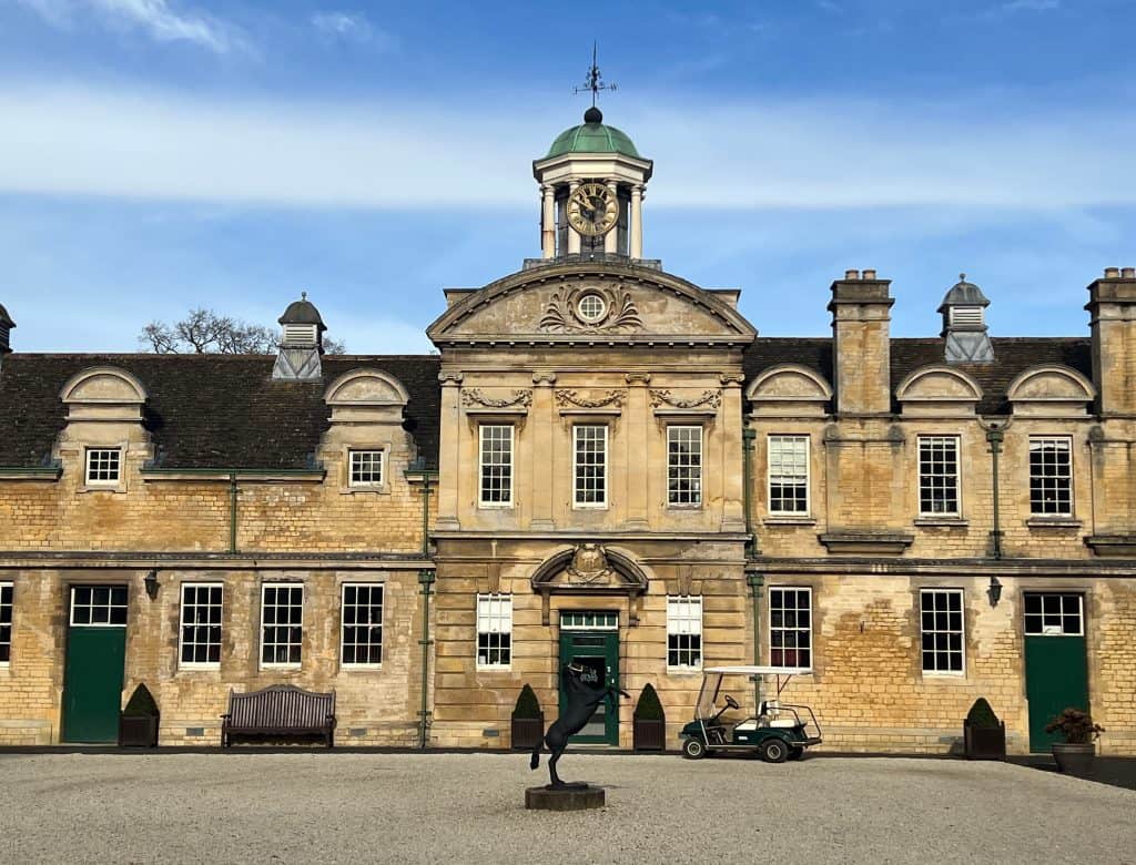 The exterior of The Stableyard Spa & gym