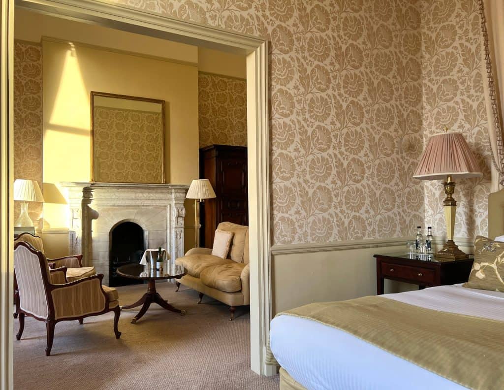 View of Baker Suite lounge from bedroom