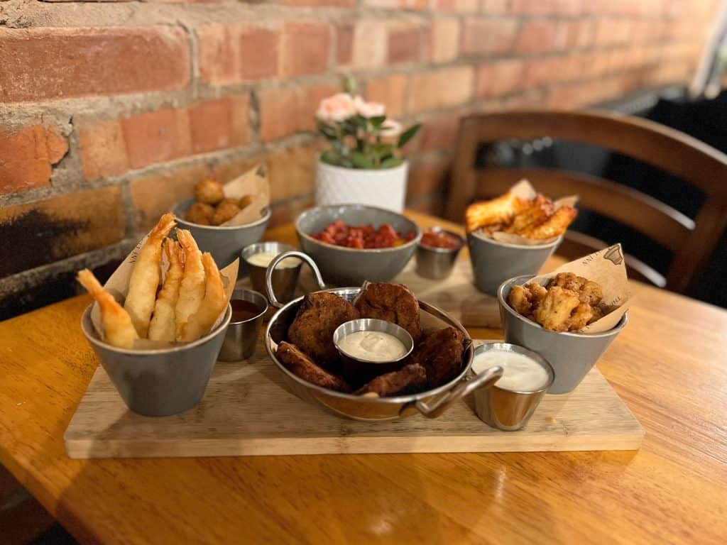 The BLuebell Inn small plates selection