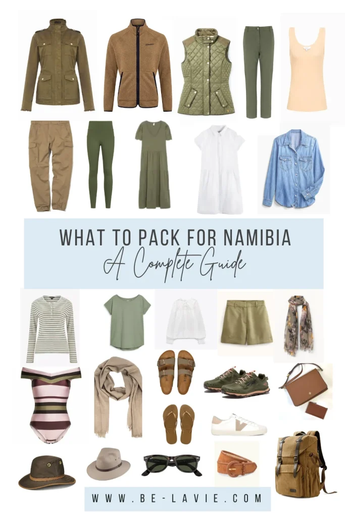 Pack for Namibia Pinterest Pin with images overlaid with text 3