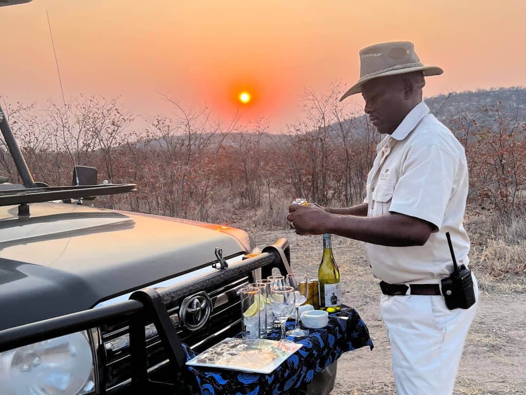 The best of Etosha National Park: Ongava Lodge sundowner drive