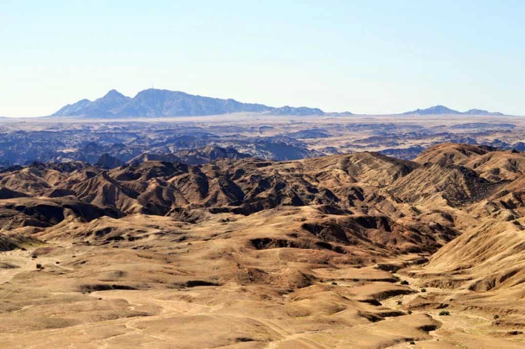 Moon landscape Namibia