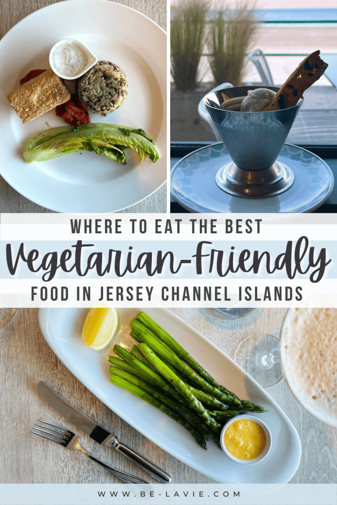 vegetarian-friendly food in Jersey Pinterest Pin