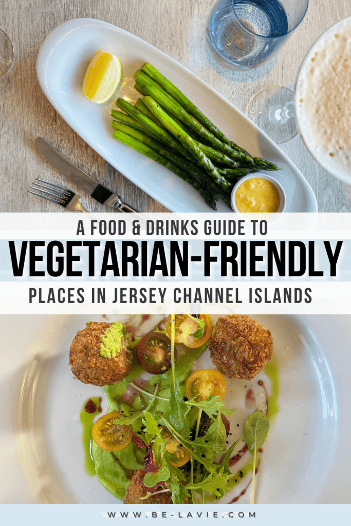 vegetarian-friendly food in Jersey Pinterest Pin