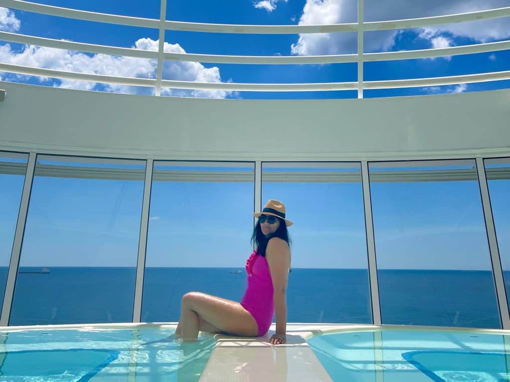 Bejal in Solarium at Whirlpool