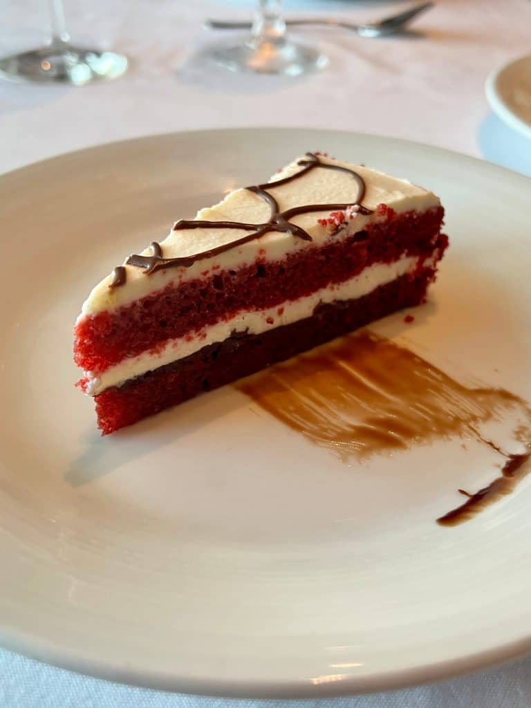 First-time cruise guide: red velvet cake