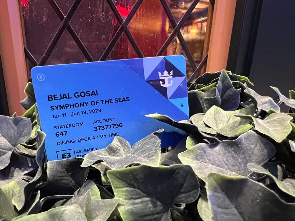 Bejal's Sea Pass for Symphony of teh Seas