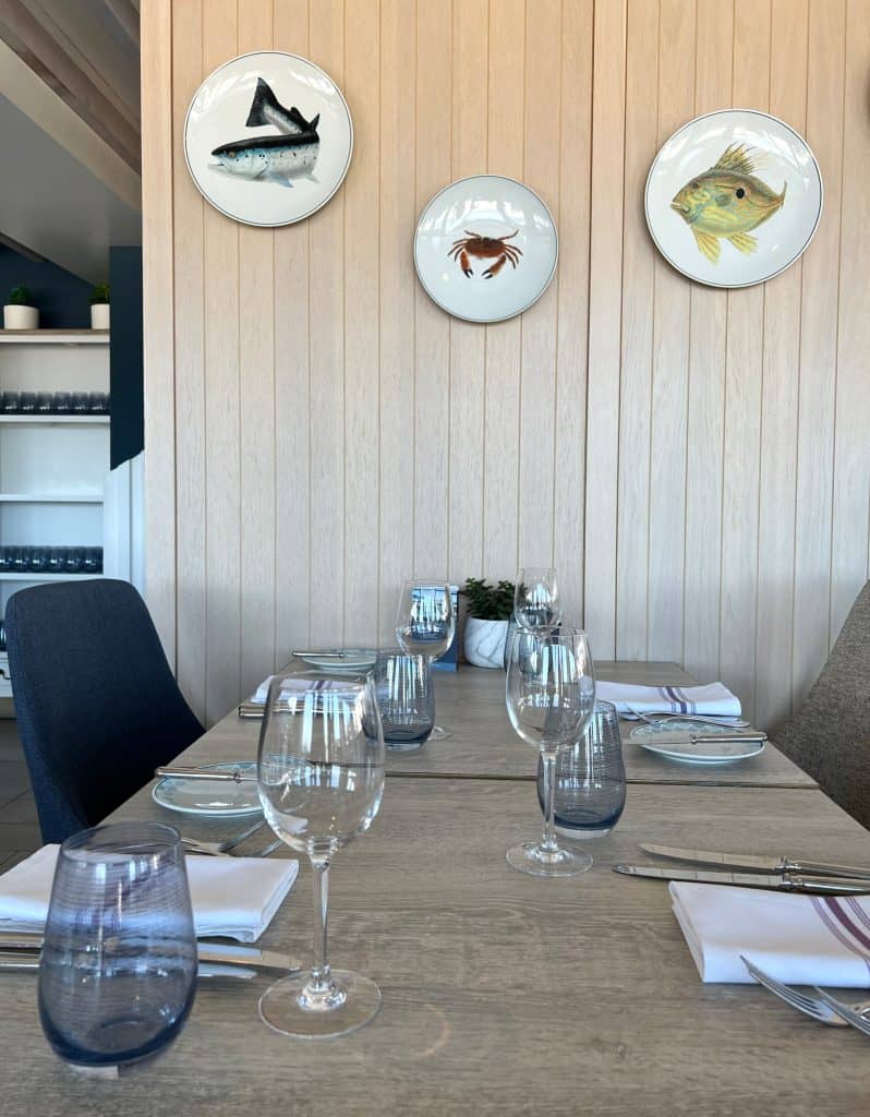 Vegetarian-Friendly Food in Jersey: Table set up at The Oyster Box