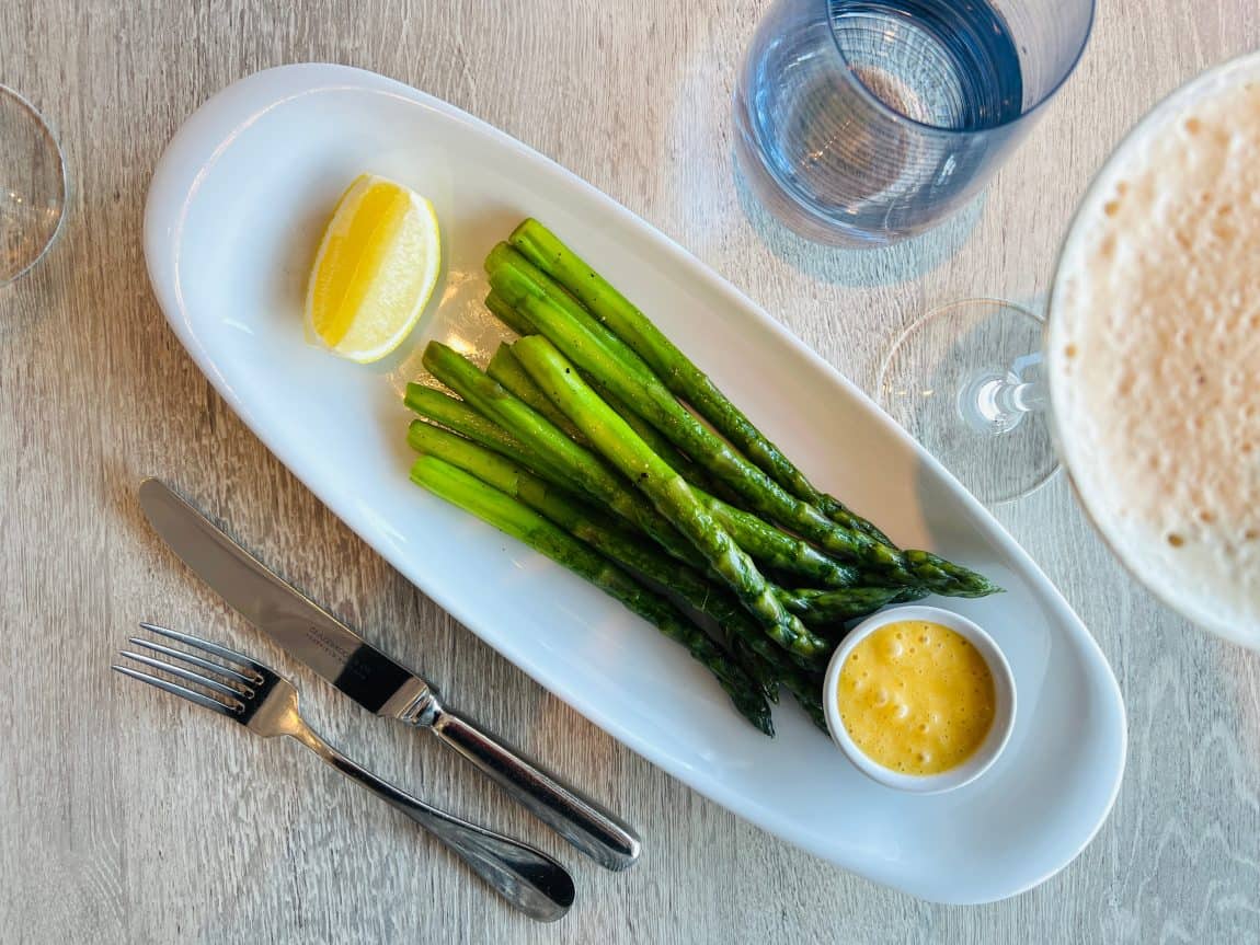 Jersey Asparagus and Hollandaise sauce