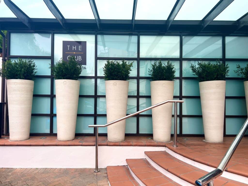 Sustainable Jersey: Club hotel and spa entrance