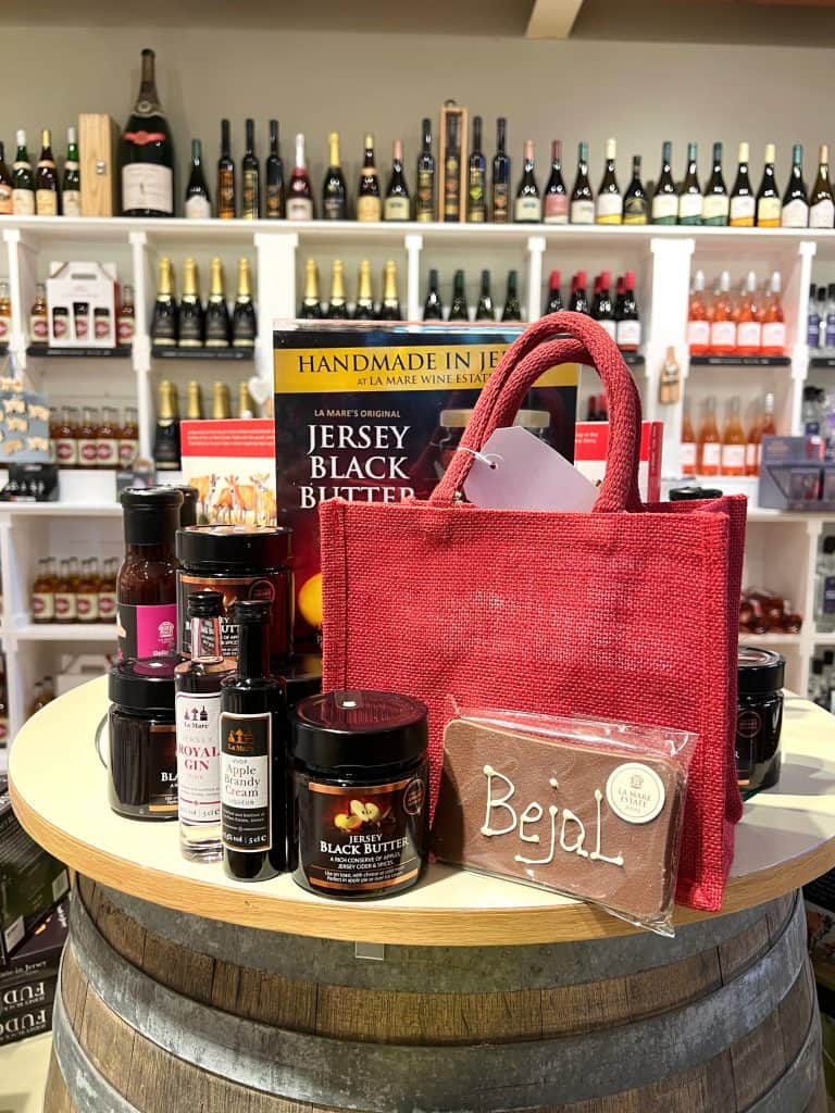 Sustainable Jersey: Shop and purchases at La Mare Wine Estate