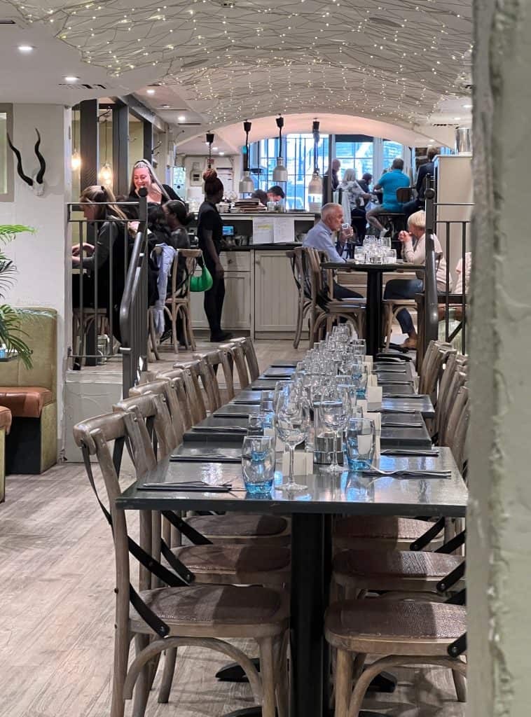 Vegetarian-Food in Jersey: La Bastille restaurant interiors