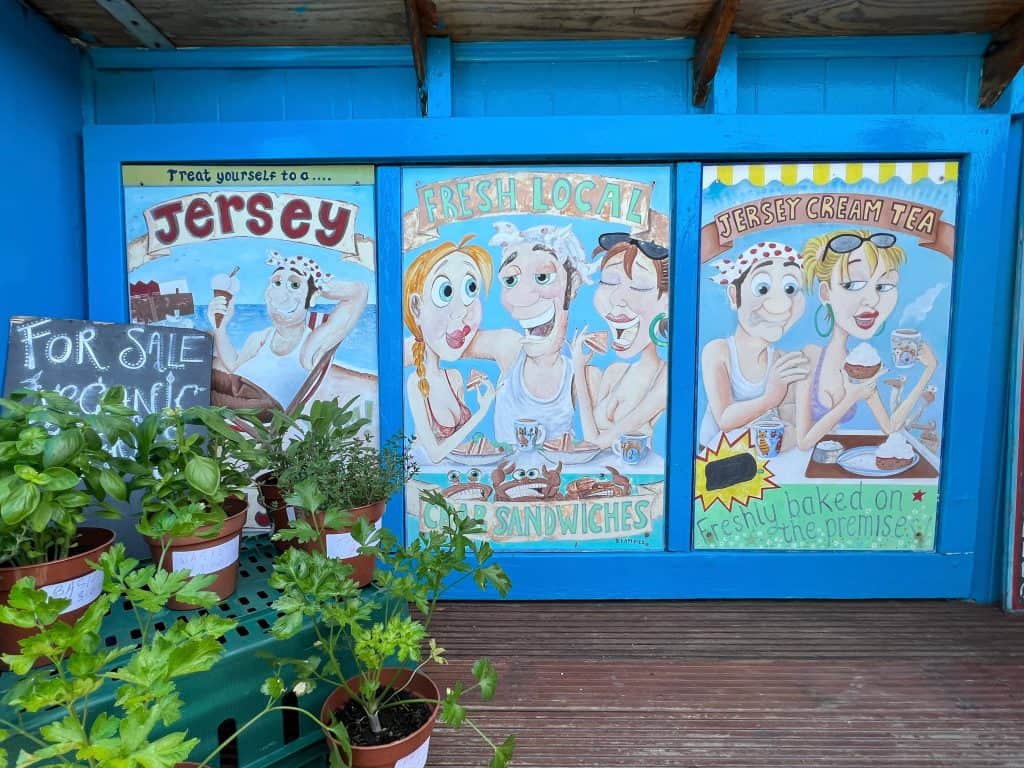 Vegetarian-Friendly Food in Jersey: The Hungry Man exyerior decoe