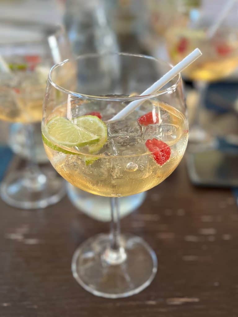 Vegetarian-Friendly Food in Jersey: Rhubarb & Ginger Gin