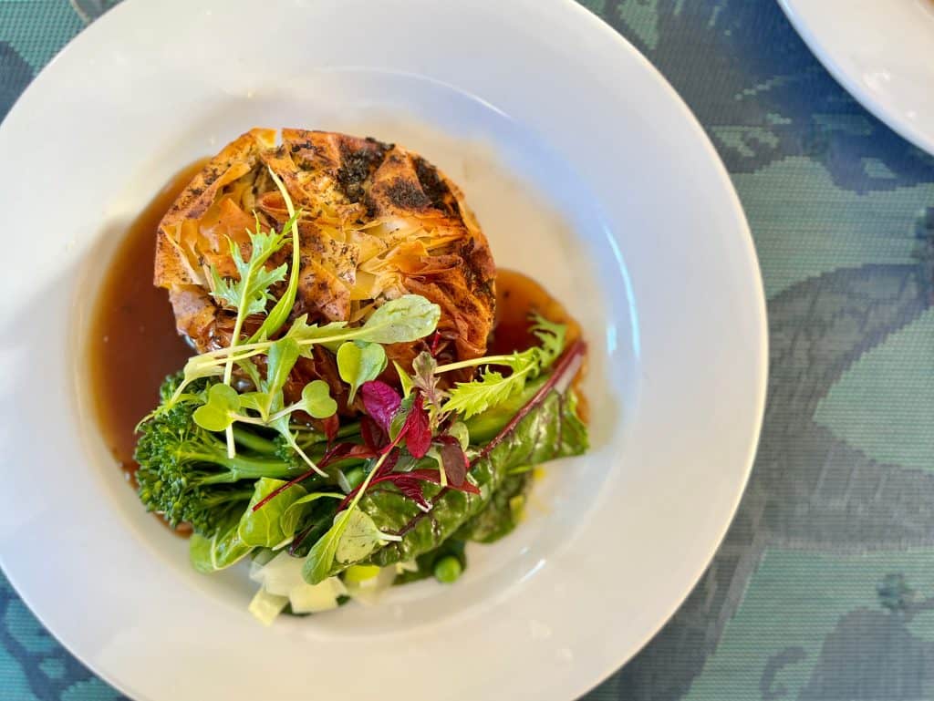 Vegetarian parcel Bass & Lobster