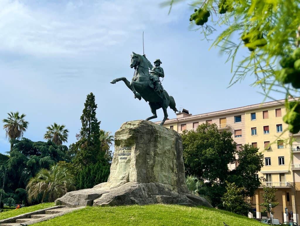 one day in La Spezia: Garibaldi Staute
