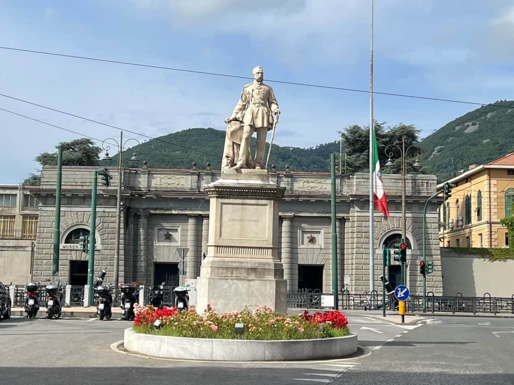 Statue outside naval Museum