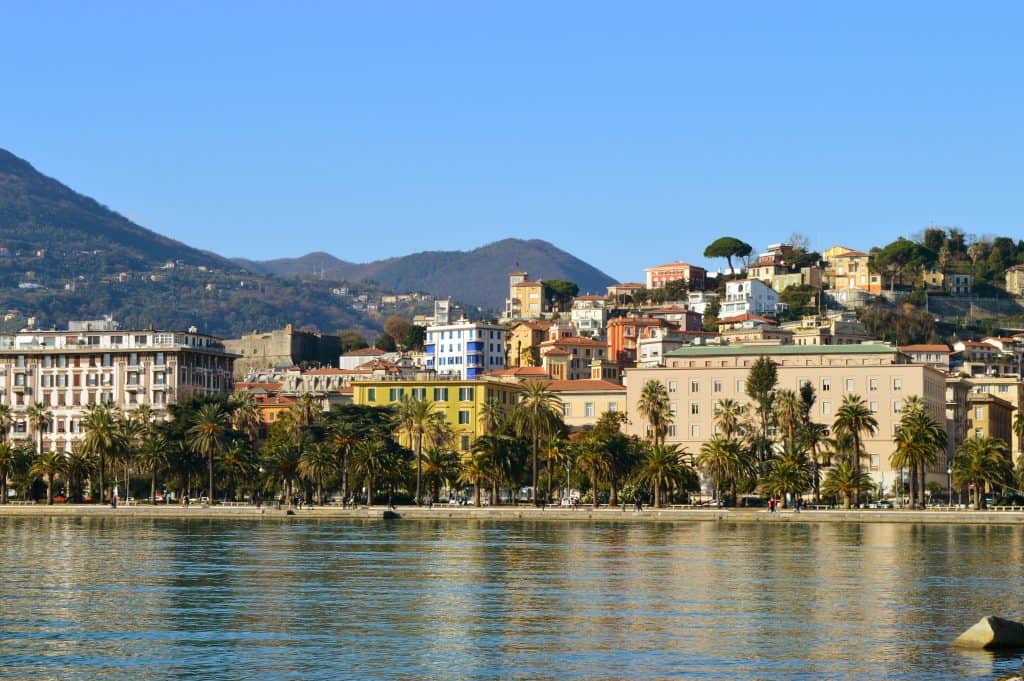 La Spezia harbour from the water