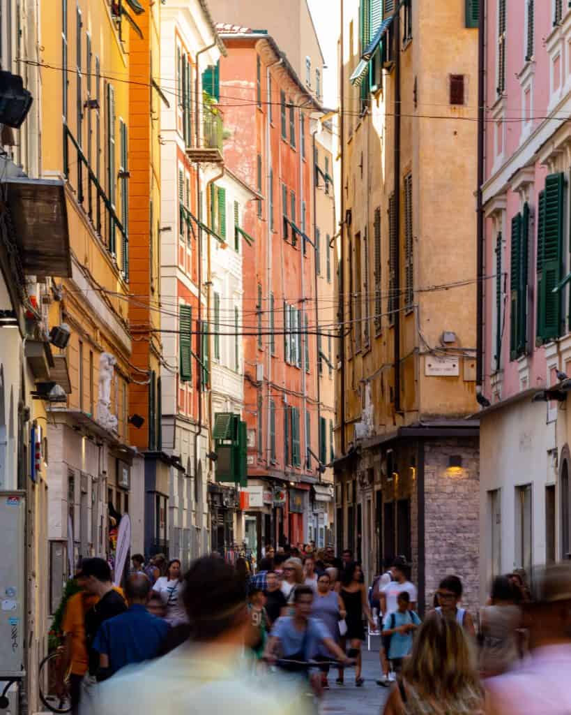 One day in La Spezia: The main shopping street
