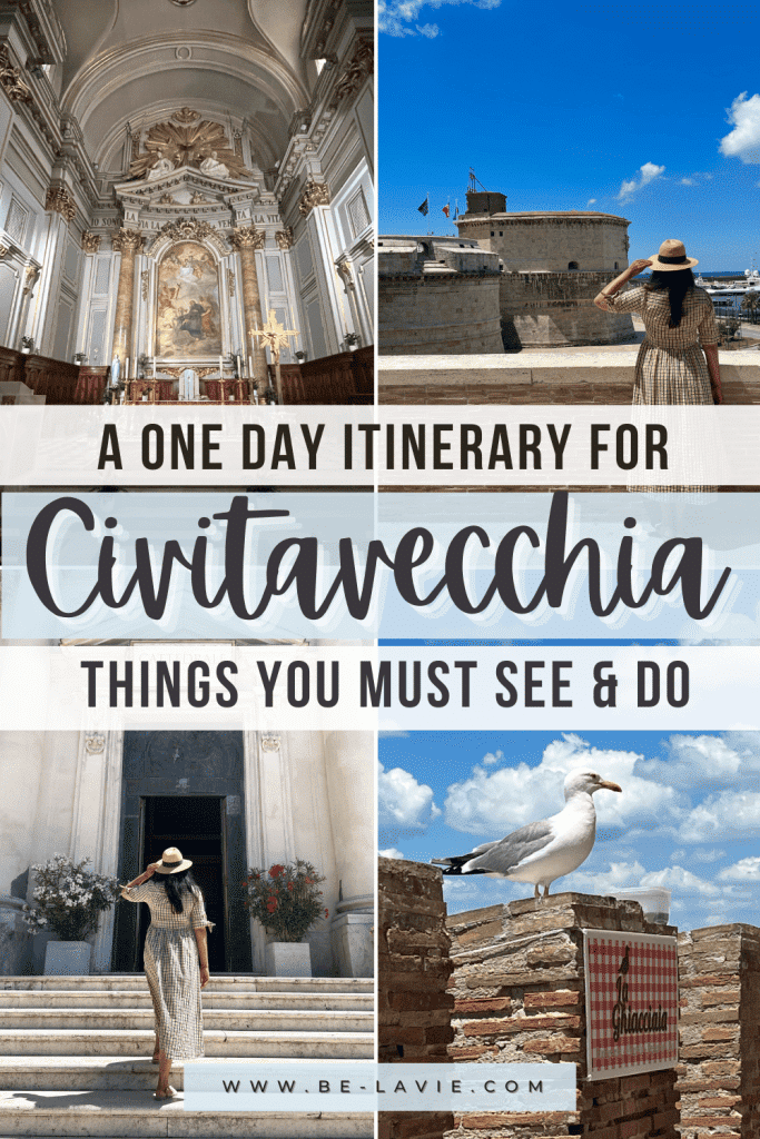 One day in Civitavecchia Pinterest Pin