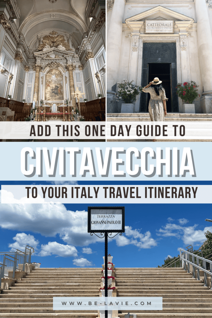 One day in Civitavecchia Pinterest Pin