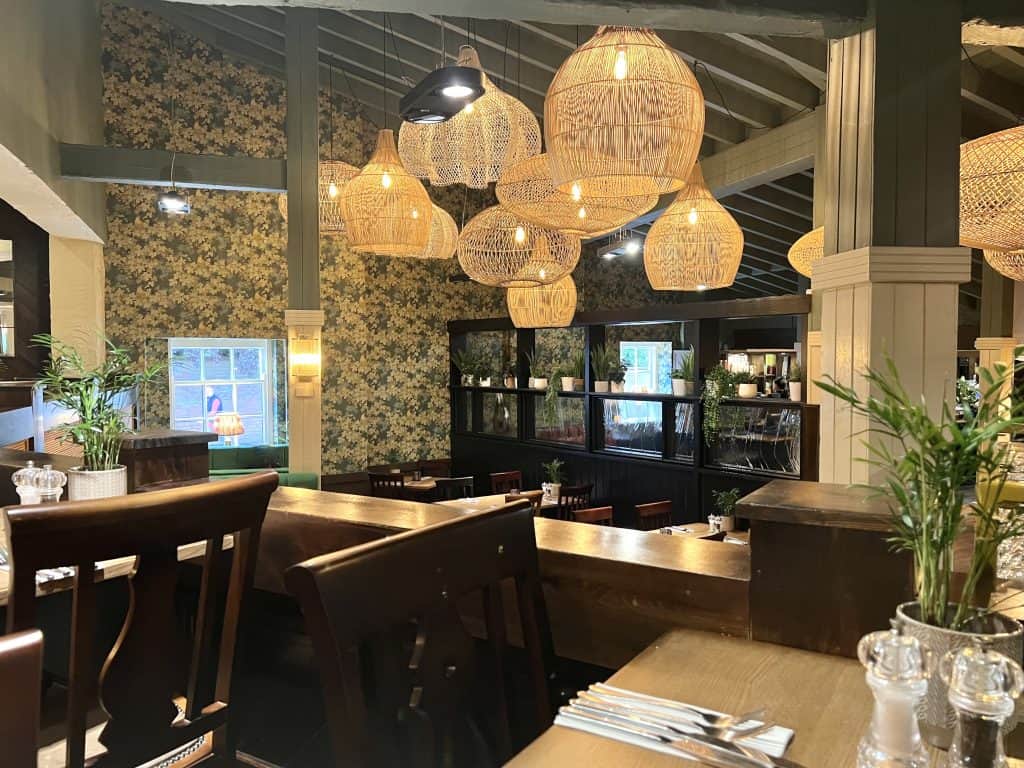 Mezzanine level seating