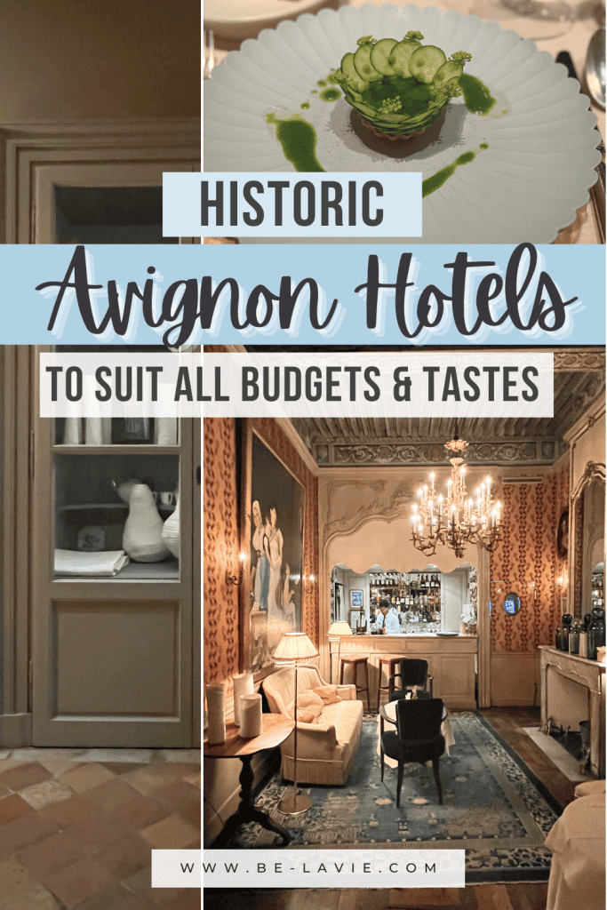 Historic Places to Stay in Avignon Pinterest Pin