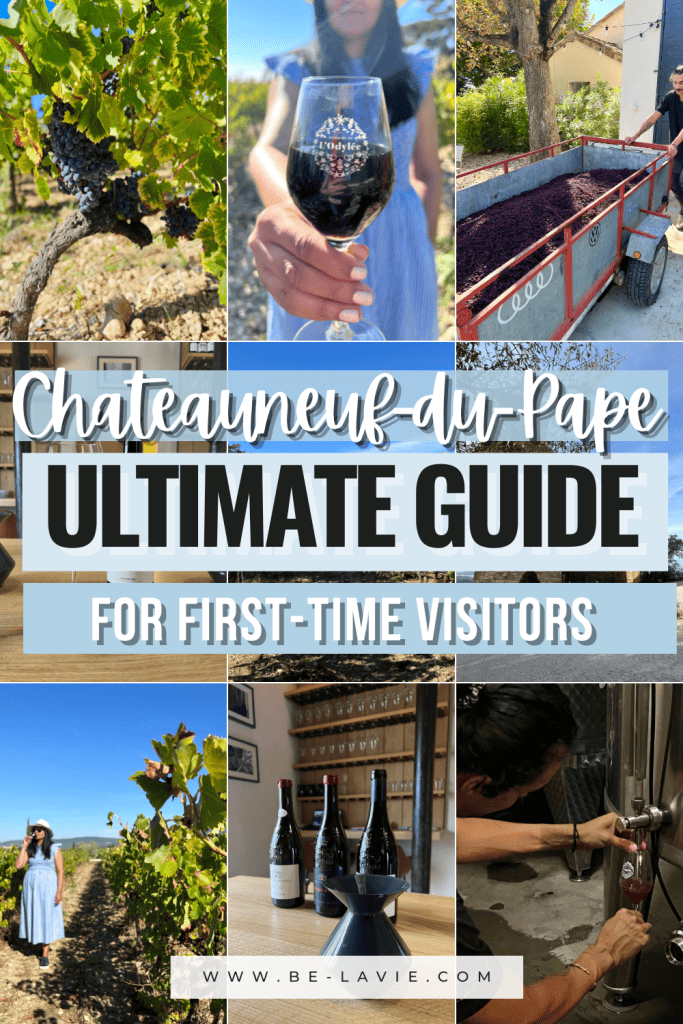 Wineries in Châteauneuf-du-Pape Pinterest Pin