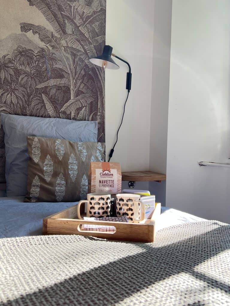 Historic Places to Stay in Avignon: tray and gifts from Le Lieu