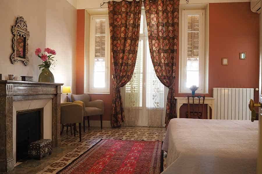 Historic Places to Stay in Avignon: Maison Velvet's Chambre Nacre