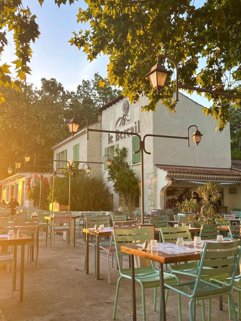 Le Bercail terrace seating