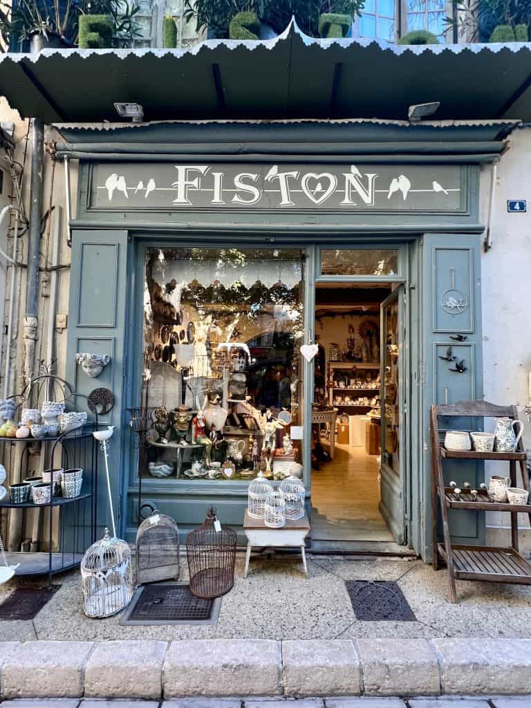 Antique store front in Saint Remy de Provence