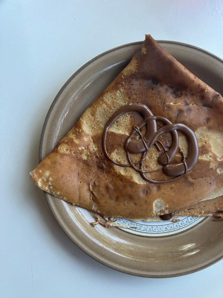 Cafe Tinel Nutella Crepe