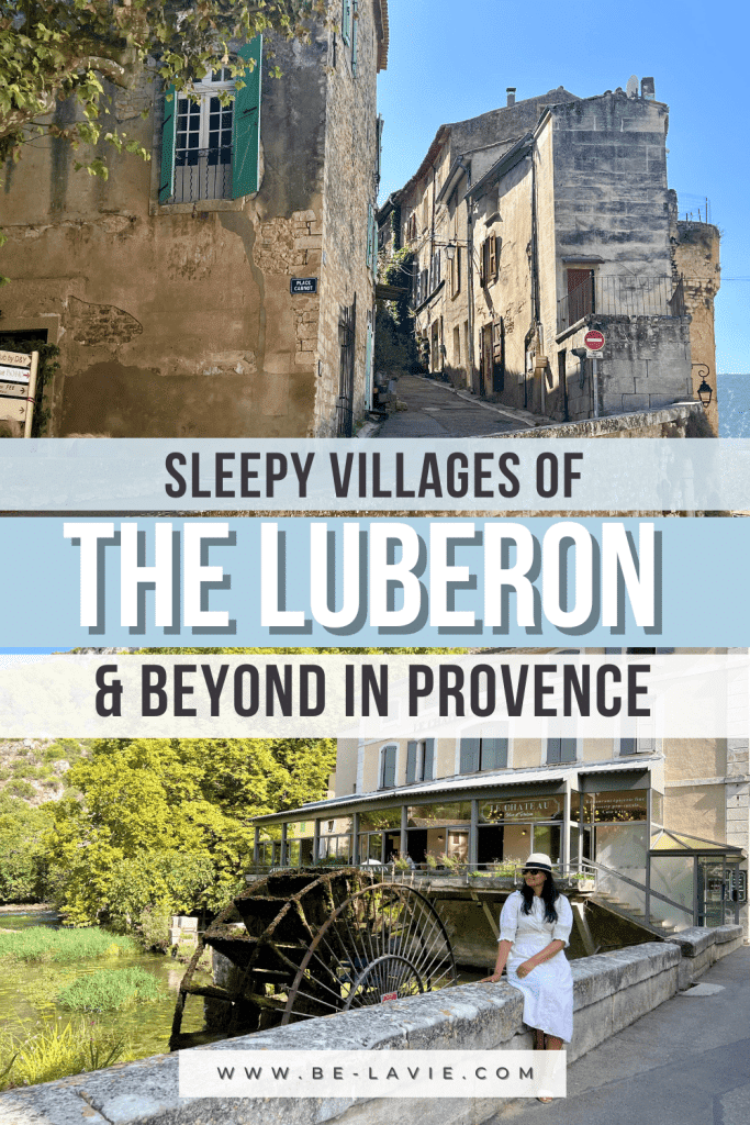 Beautiful villages in Provence to visit Pinterest pin